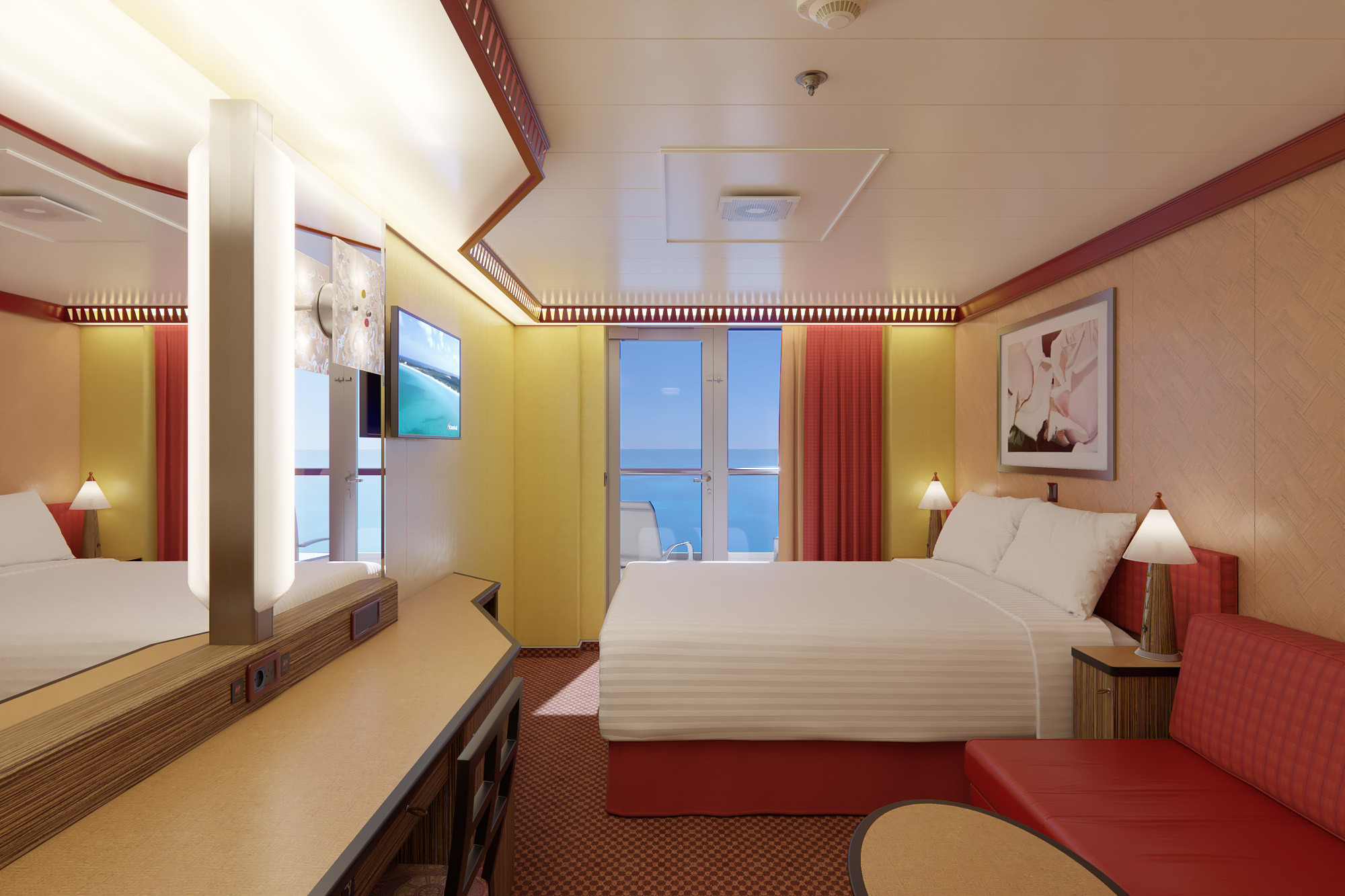 MyCruise Carnival Luminosa Kahytter Balkon 8P1
